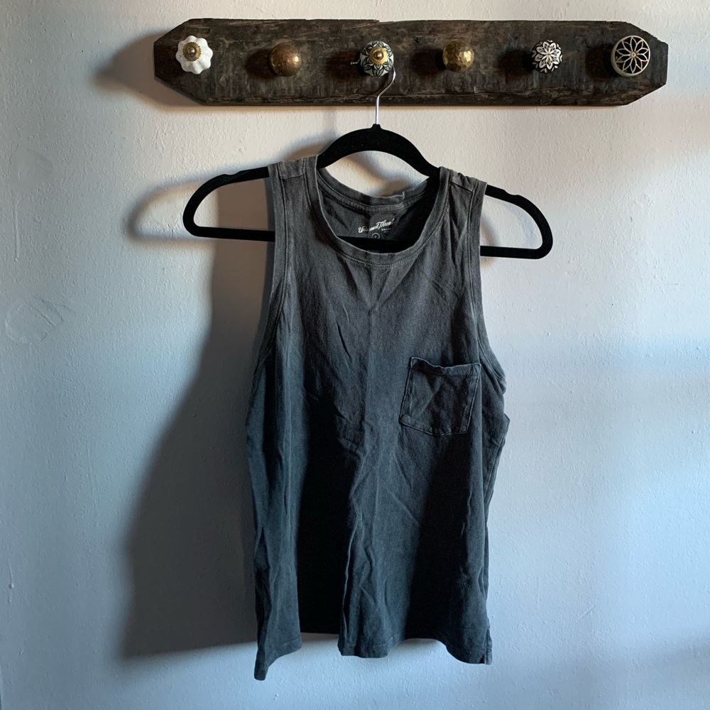 Grey muscle tank